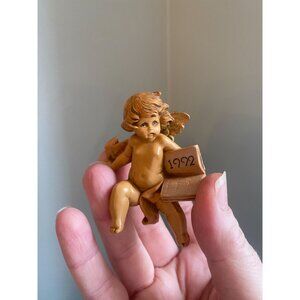 Fontanini 1992 Cherub Angel Figurine Christmas Ornament Made In Italy